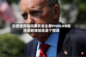 白宫经济顾问委员会主席PHEKAN批评美联储加息是个错误
