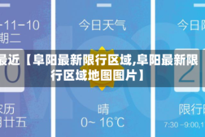 最近【阜阳最新限行区域,阜阳最新限行区域地图图片】
