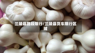 兰陵县路段限行/兰陵县货车限行区域