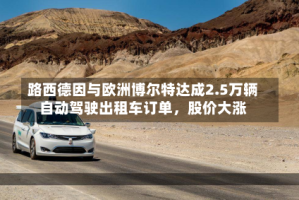 路西德因与欧洲博尔特达成2.5万辆自动驾驶出租车订单，股价大涨