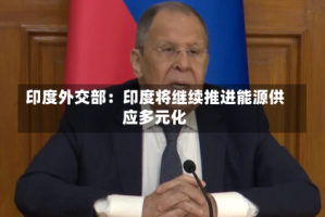 印度外交部：印度将继续推进能源供应多元化
