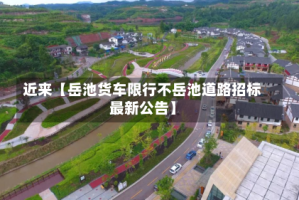 近来【岳池货车限行不岳池道路招标最新公告】