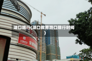 湖口限行(湖口教育路口限行时间)
