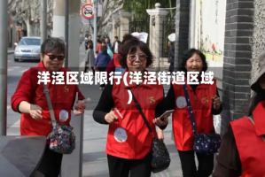洋泾区域限行(洋泾街道区域)