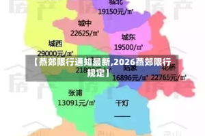 【燕郊限行通知最新,2026燕郊限行规定】