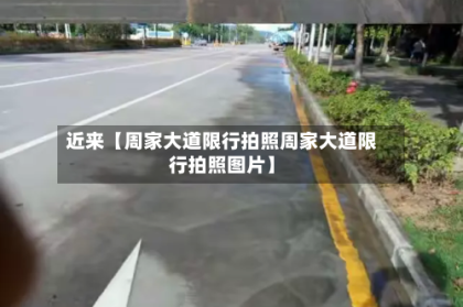 近来【周家大道限行拍照周家大道限行拍照图片】