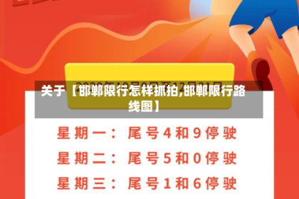 关于【邯郸限行怎样抓拍,邯郸限行路线图】