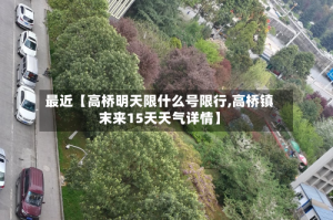 最近【高桥明天限什么号限行,高桥镇末来15天天气详情】