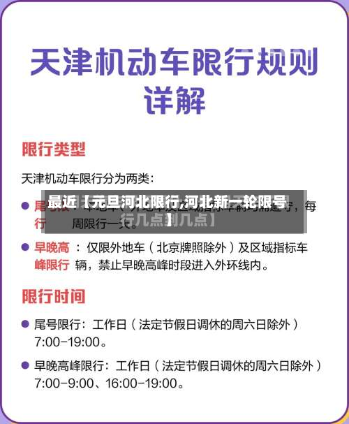 最近【元旦河北限行,河北新一轮限号】-第1张图片