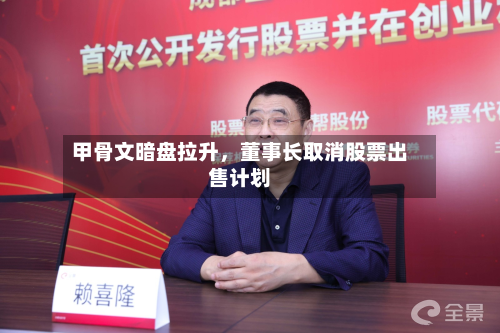 甲骨文暗盘拉升	，董事长取消股票出售计划-第2张图片