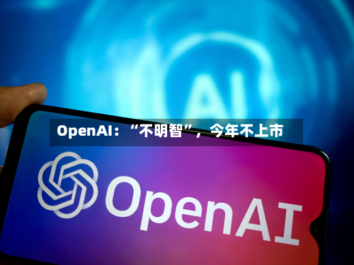 OpenAI：“不明智”	，今年不上市-第2张图片