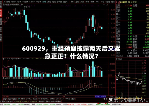 600929，重组预案披露两天后又紧急更正！什么情况？-第2张图片