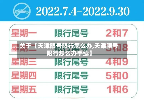 关于【天津限号限行怎么办,天津限号限行怎么办手续】-第2张图片