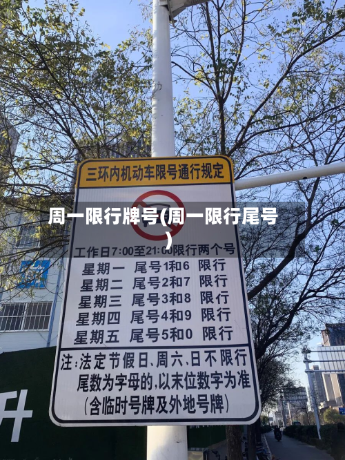 周一限行牌号(周一限行尾号)-第2张图片
