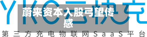 蔚来资本入股弓望传感-第2张图片