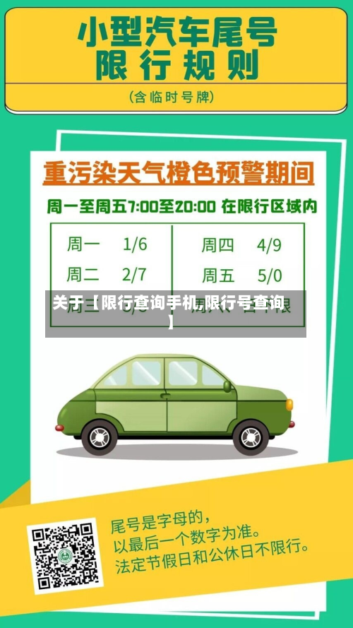 关于【限行查询手机,限行号查询】-第1张图片
