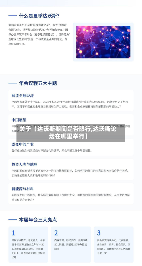 关于【达沃斯期间是否限行,达沃斯论坛在哪里举行】-第1张图片