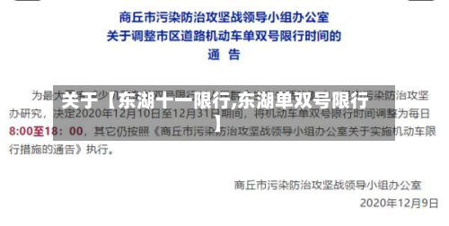 关于【东湖十一限行,东湖单双号限行】-第2张图片
