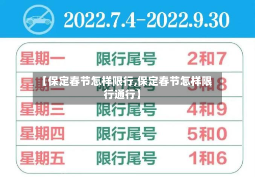 【保定春节怎样限行,保定春节怎样限行通行】-第1张图片