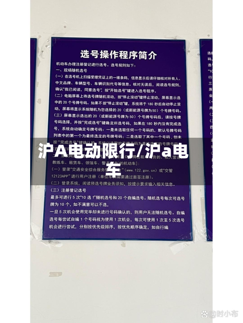 沪A电动限行/沪a电车-第1张图片