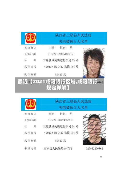 最近【2021咸阳限行区域,咸阳限行规定详解】-第2张图片