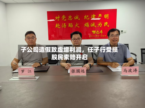 子公司造假致虚增利润，任子行受损股民索赔开启-第1张图片