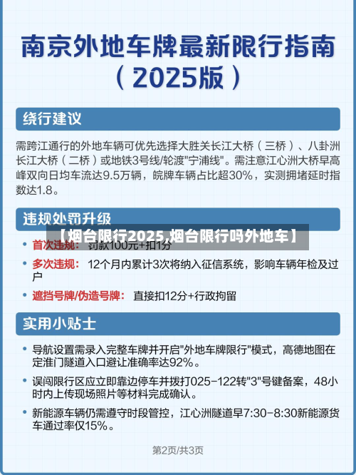 【烟台限行2025,烟台限行吗外地车】-第2张图片