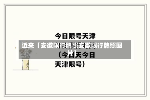 近来【安徽限行牌照安徽限行牌照图片】-第2张图片