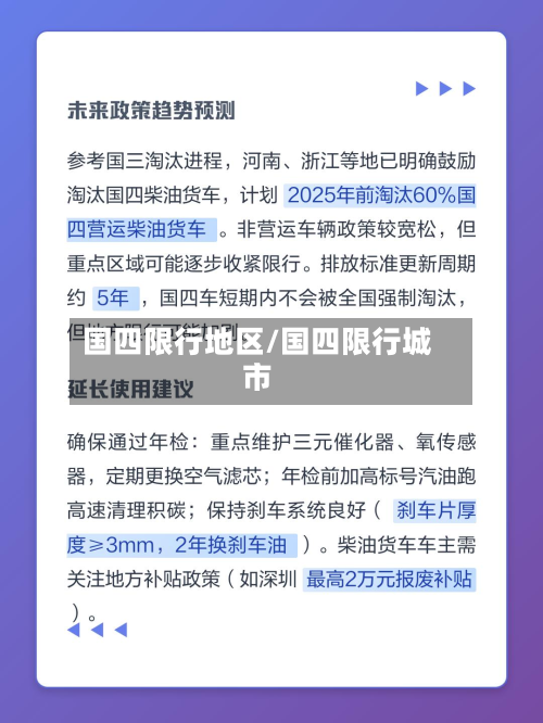 国四限行地区/国四限行城市-第3张图片