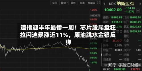 道指迎半年最惨一周！芯片股尾盘狂拉闪迪暴涨近11%，原油跳水金银反弹-第2张图片