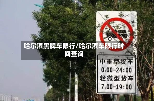 哈尔滨黑牌车限行/哈尔滨车限行时间查询-第2张图片