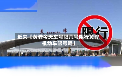 近来【黄骅今天车号限几号限行黄骅机动车限号吗】-第3张图片