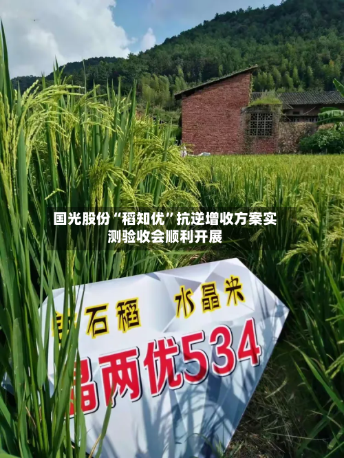 国光股份“稻知优	”抗逆增收方案实测验收会顺利开展-第1张图片