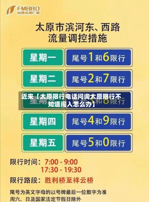 近来【太原限行电话问询太原限行不知道闯入怎么办】-第1张图片
