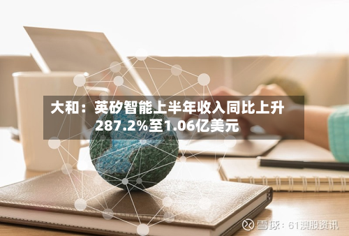 大和:英矽智能上半年收入同比上升287.2%至1.06亿美元-第2张图片