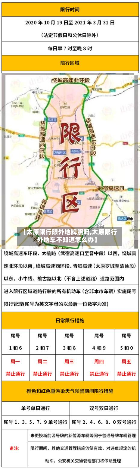 【太原限行限外地牌照吗,太原限行外地车不知道怎么办】-第2张图片