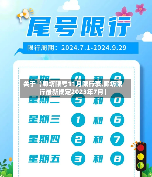 关于【廊坊限号11月限行表,廊坊限行最新规定2023年7月】-第3张图片