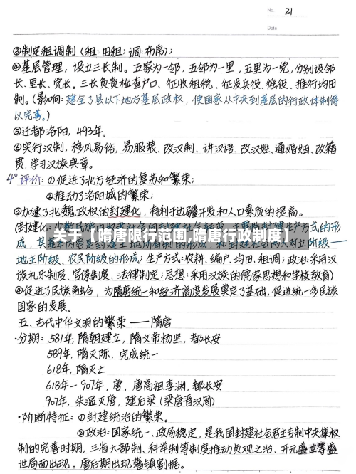 关于【隋唐限行范围,隋唐行政制度】-第1张图片