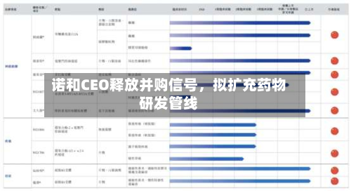 诺和CEO释放并购信号，拟扩充药物研发管线-第2张图片