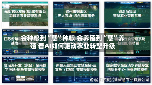 会种粮到“慧”种粮 会养殖到“慧	”养殖 看AI如何驱动农业转型升级-第1张图片
