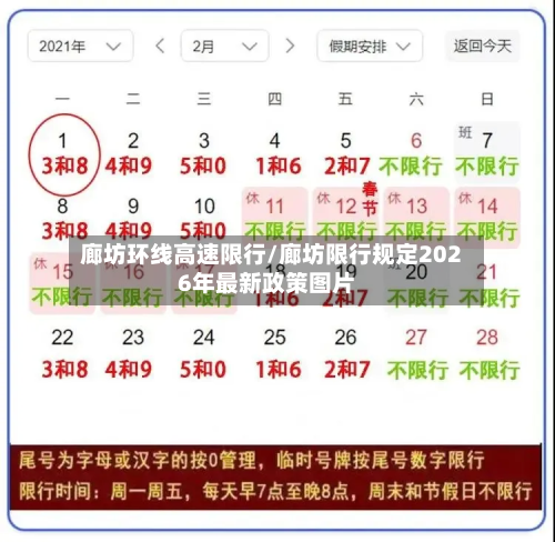 廊坊环线高速限行/廊坊限行规定2026年最新政策图片-第1张图片