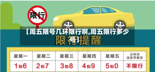 【周五限号几环限行啊,周五限行多少号】-第1张图片