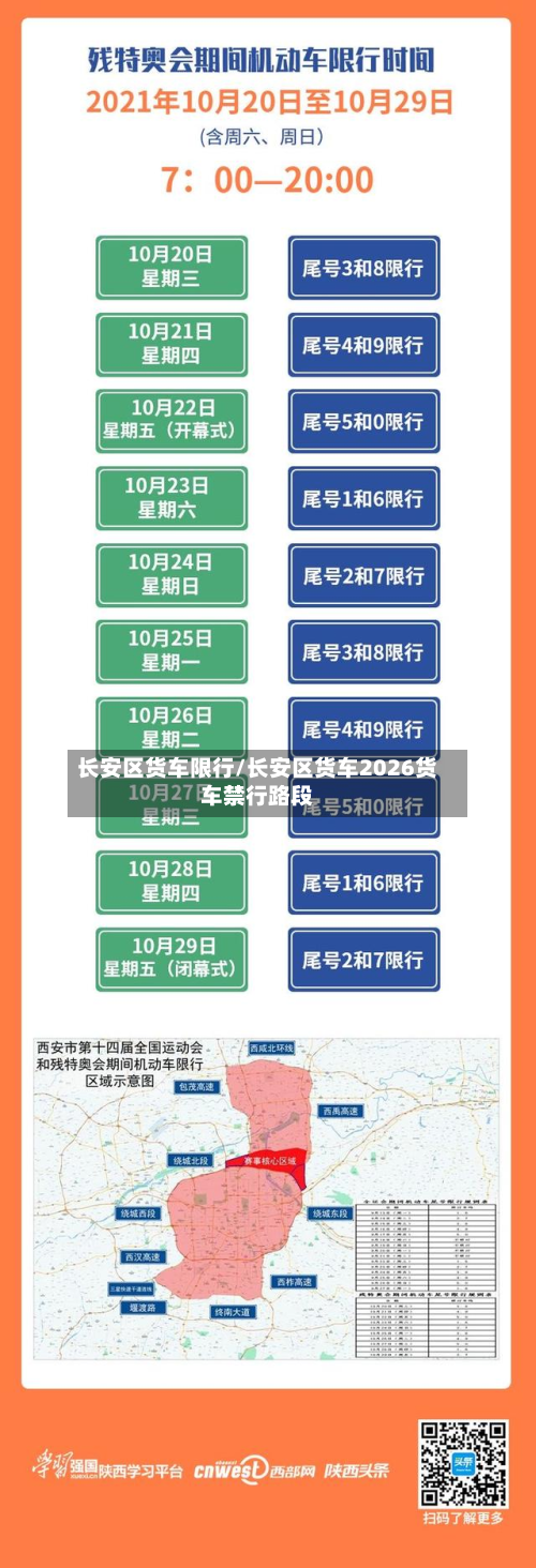 长安区货车限行/长安区货车2026货车禁行路段-第1张图片