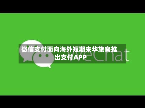 微信支付面向海外短期来华旅客推出支付APP-第2张图片